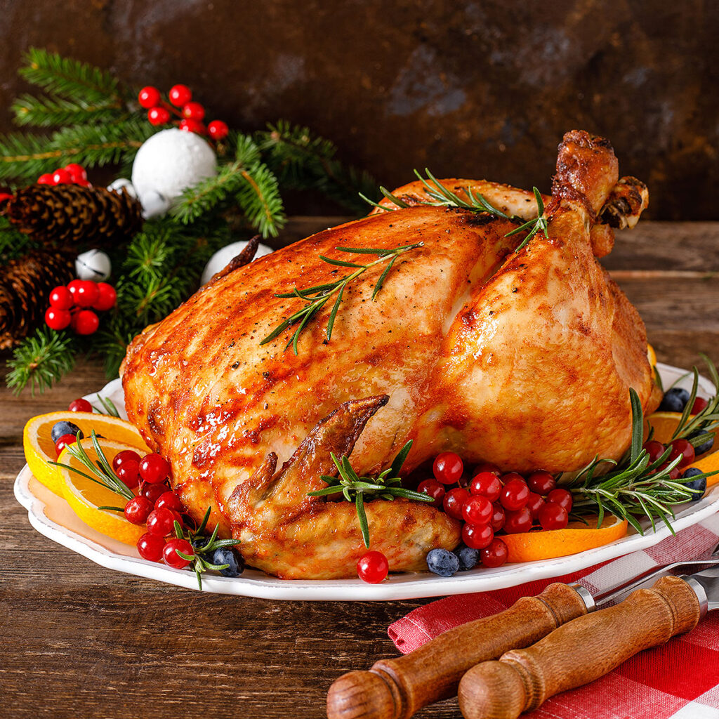 Curcan umplut cu hașme și pancetta