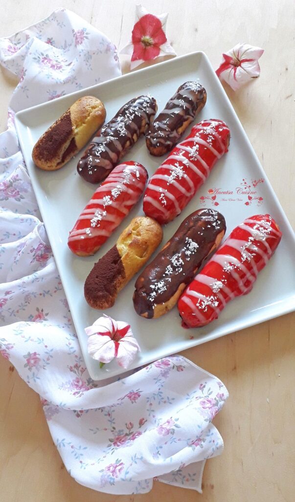 Ecleruri asortate, cu glazură oglindă