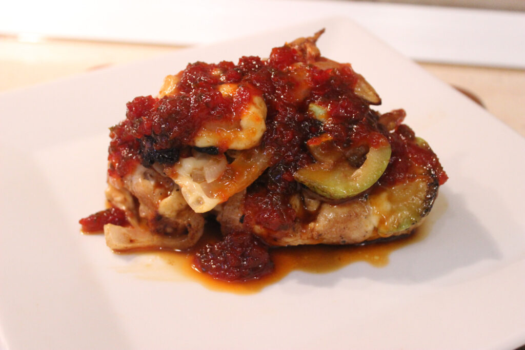 Piept de pui cu legume si bere