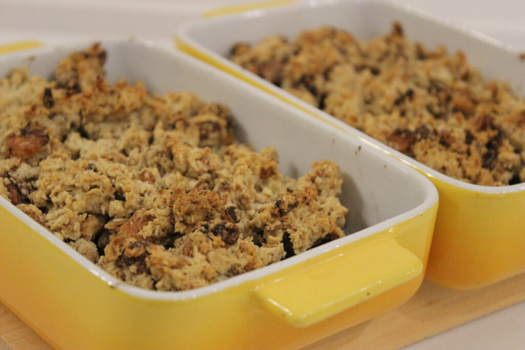 Crumble extra crocant cu mere