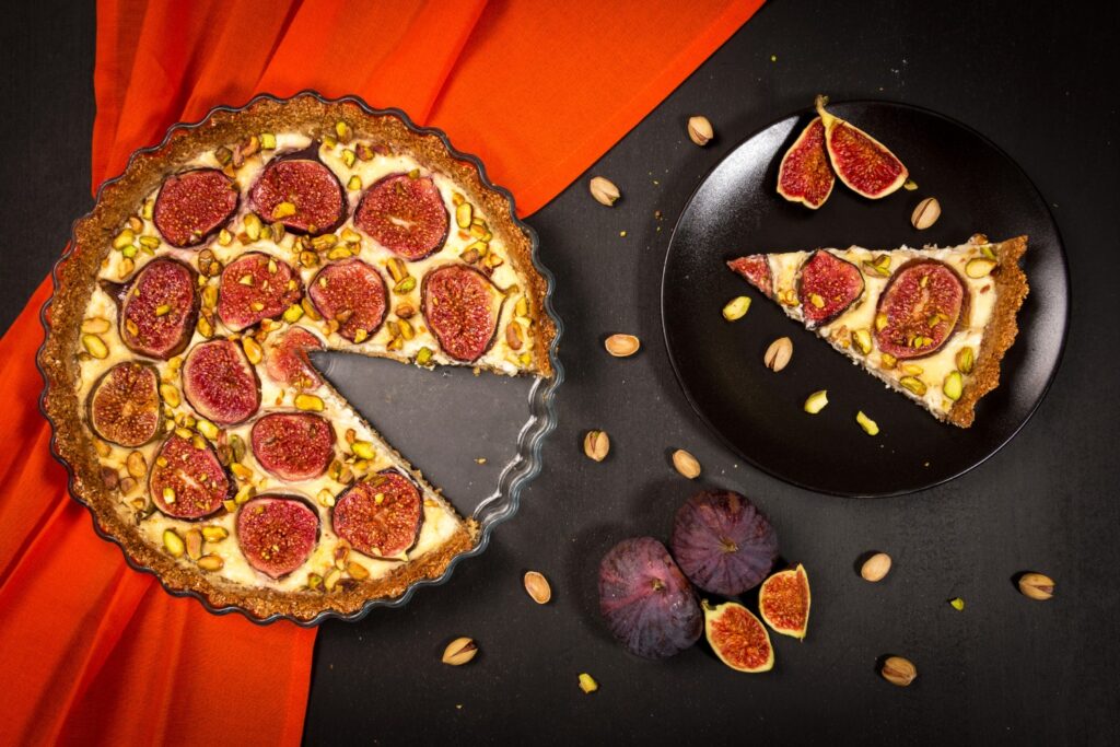 Tartă cu smochine și fistic
