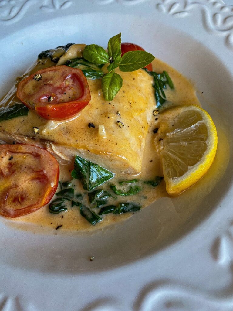 Somon cu rosii si spanac