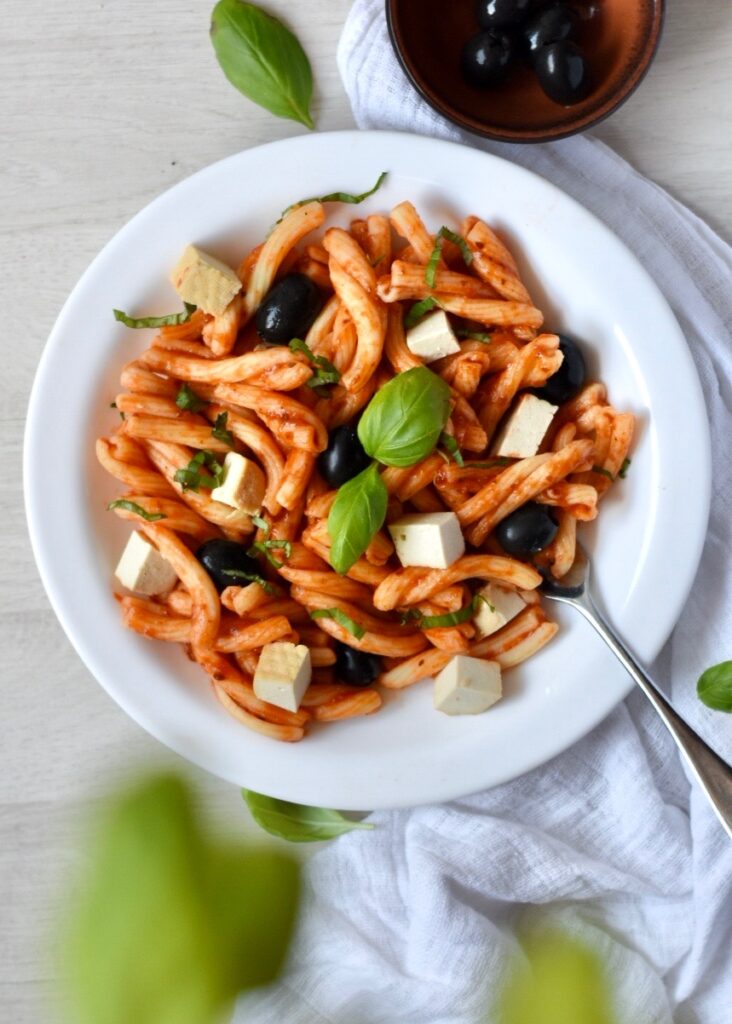 Paste cu tofu si masline