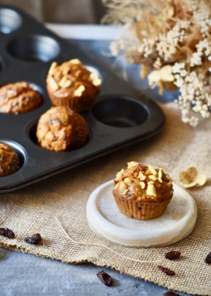 Briose cu morcov fara zahar