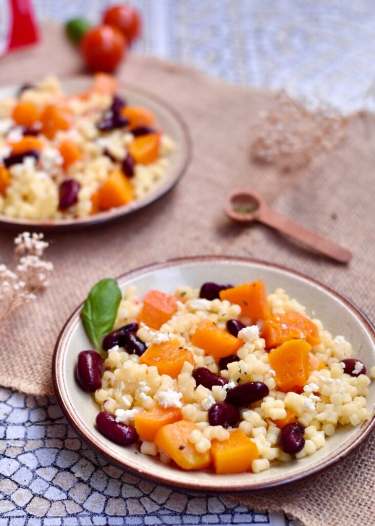 Cous cous cu fasole rosie si butternut squash