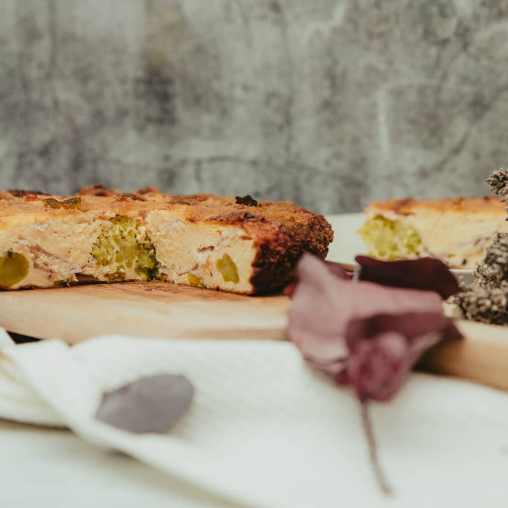 Budinca cu legume si muschi file