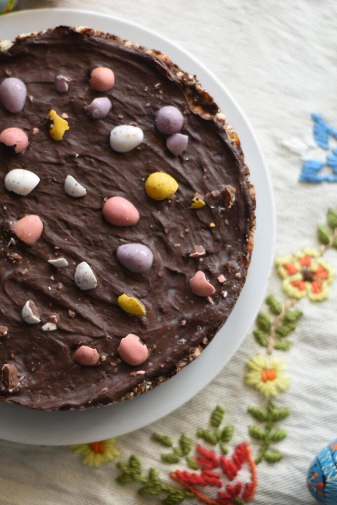 Tort de biscuiți cu ciocolată și portocală