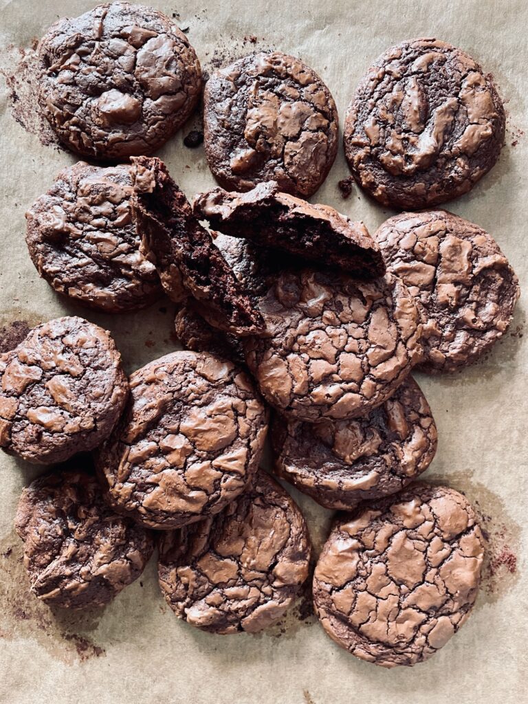 Biscuiti Brownie Cu Portocala