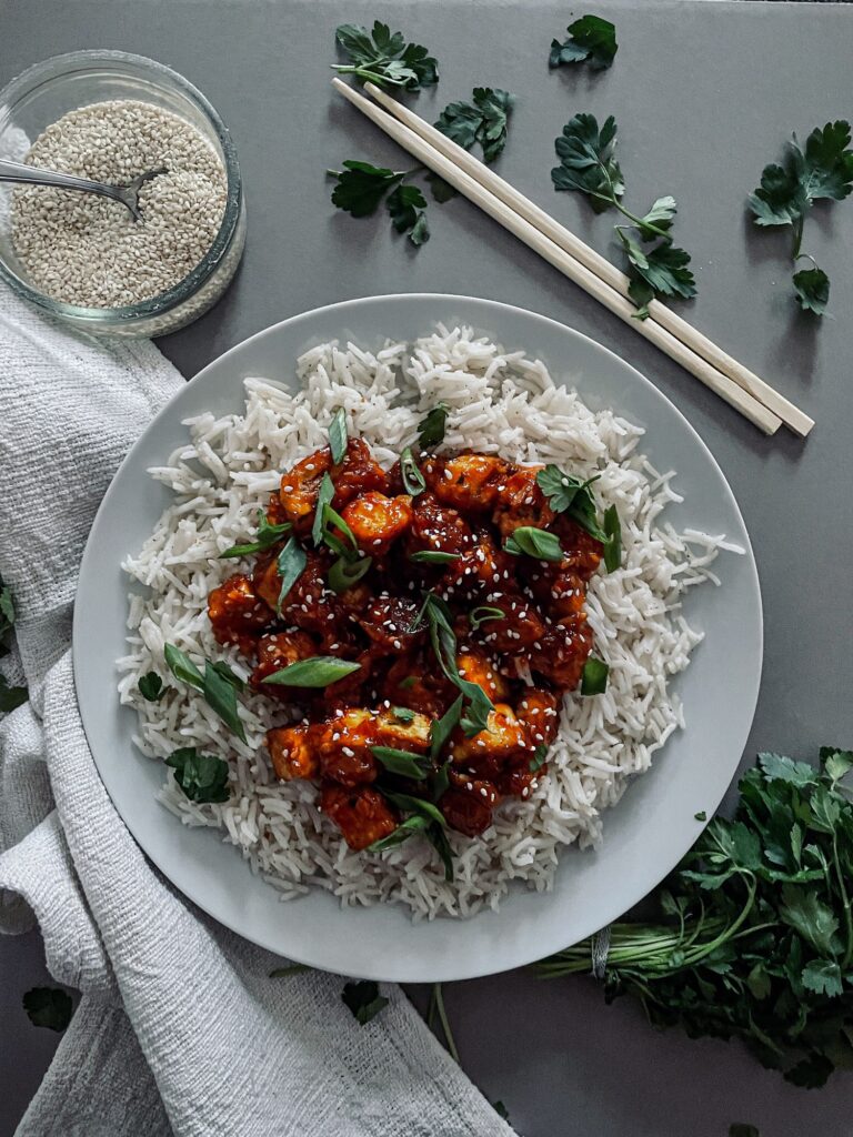 Tofu Dulce Acrisor Vegan Cu Orez Basmati