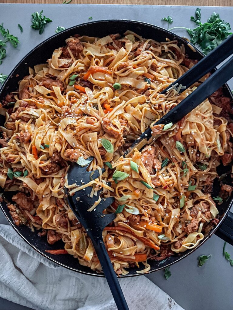 Noodles Cu Sos De Soya Vegan