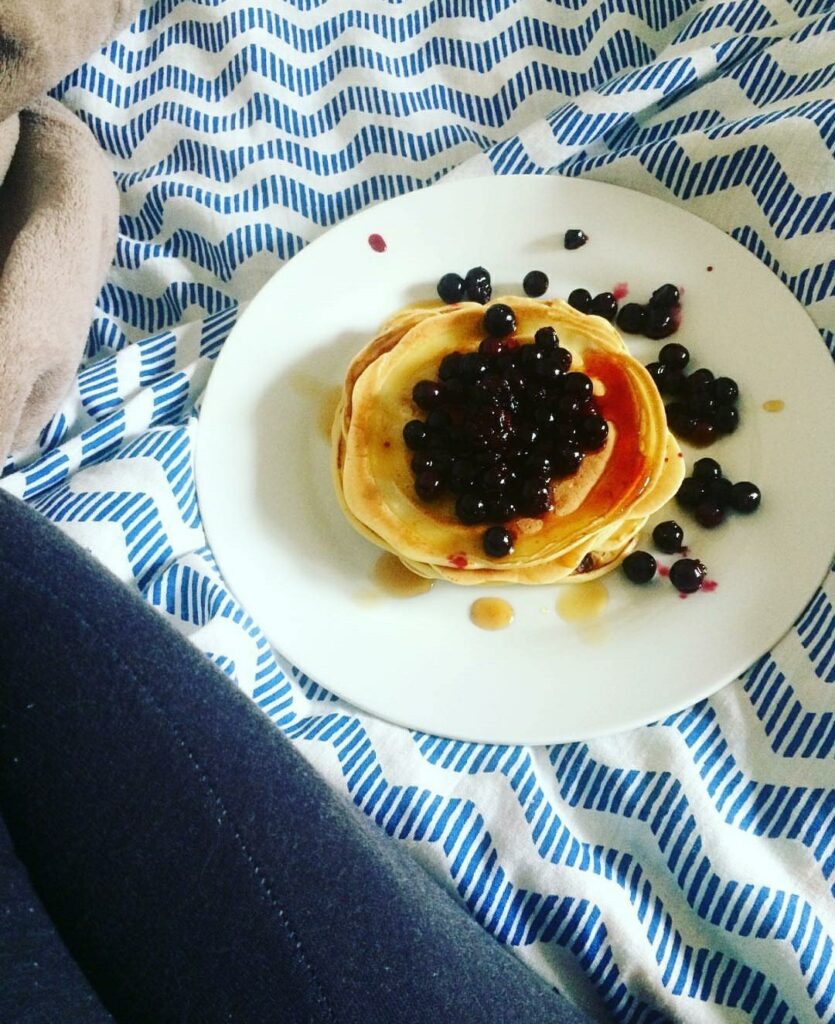 Pancakes cu coacăze