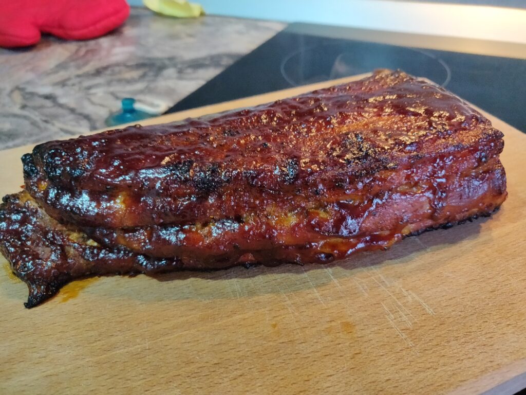 Brandy BBQ Ribs la cuptor