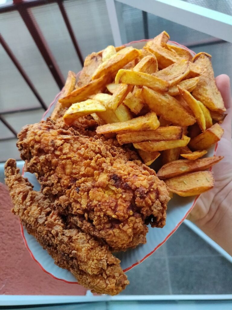 Crispy strips la cuptor