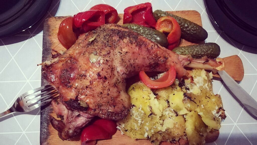 Pulpa de curcan la cuptor