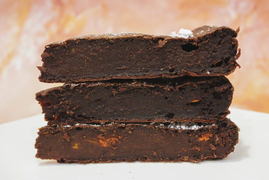 Brownie vegan cu dovleac copt