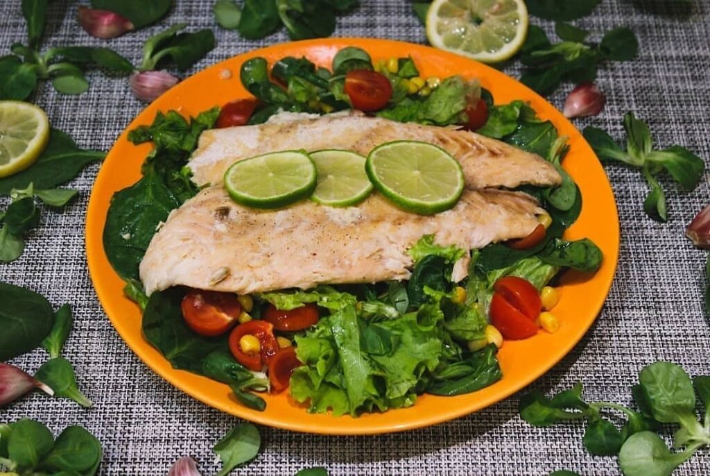 File de șalău de Nil marinat