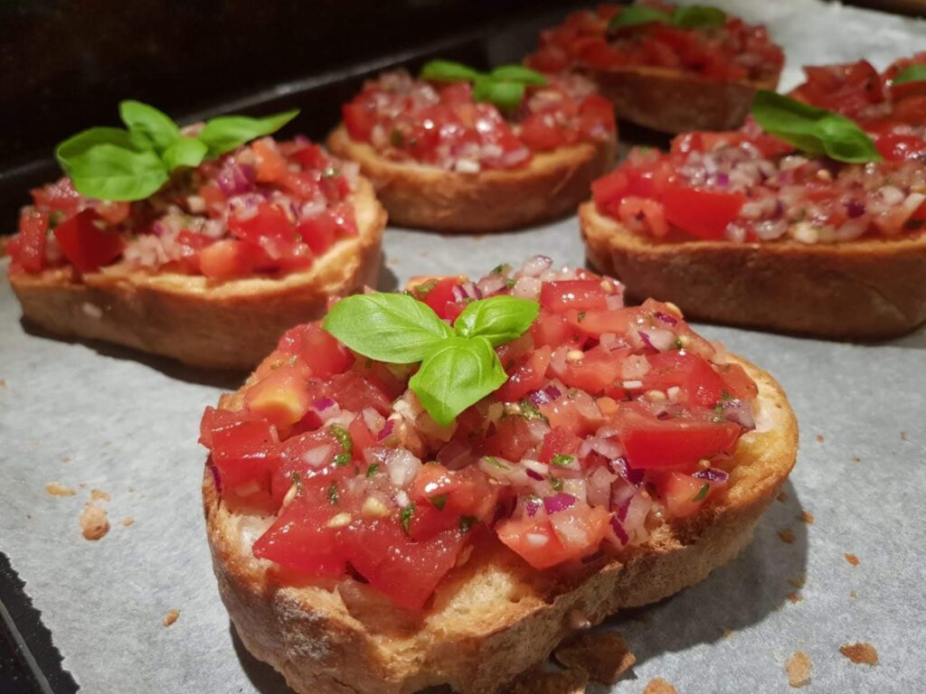 Bruschete cu roșii by Daniela