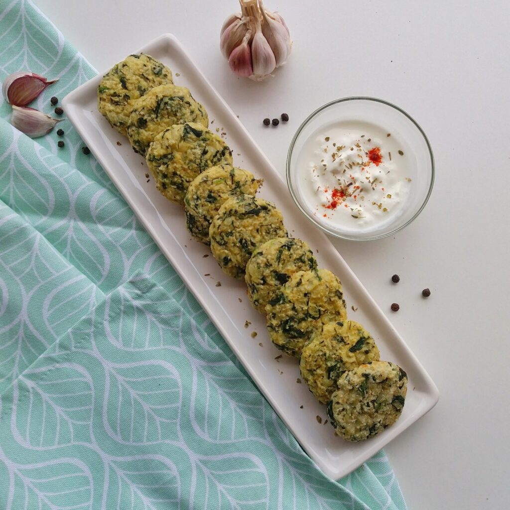Chifteluțe cu cartofi și spanac (baby friendly)
