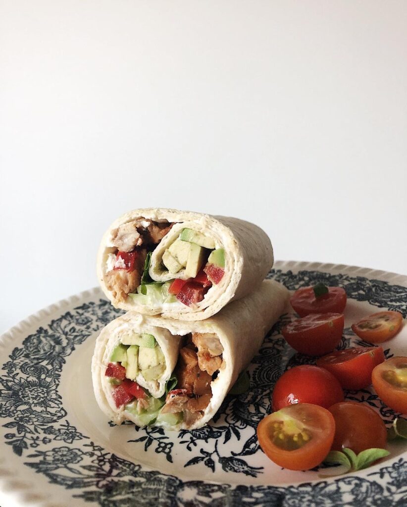 Lipie de pui cu legume