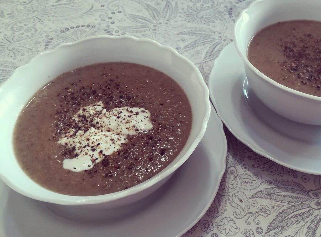 Supa crema de ciuperci