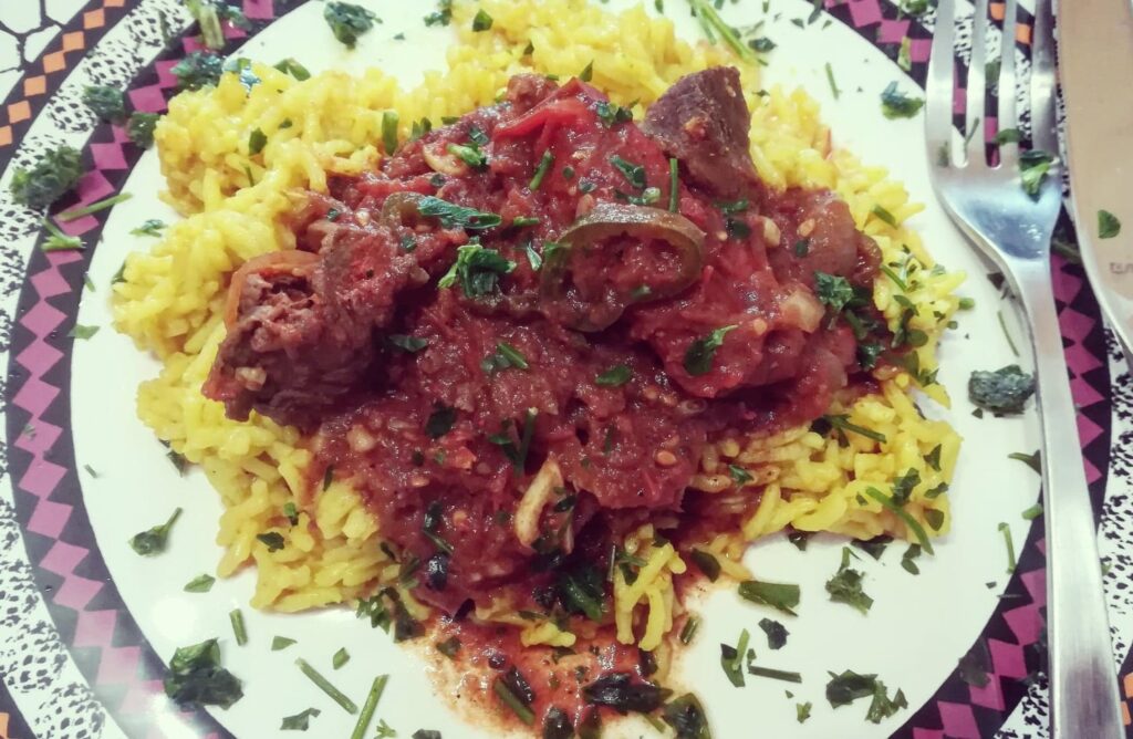 Porc Tandori si orez jasmin