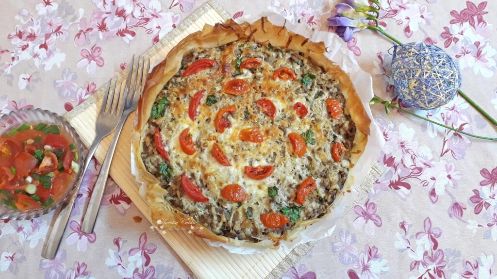 Drob din ficat de porc, în foietaj