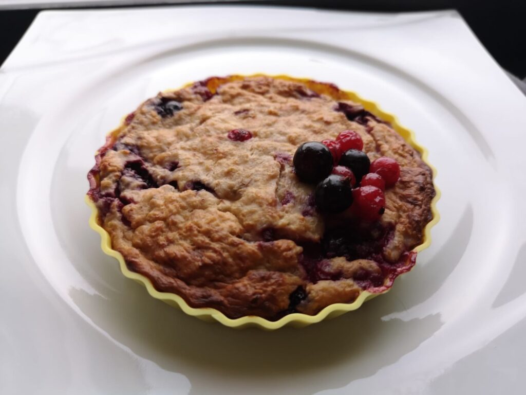 Healthy Cookies cu banane, fructe de padure si ovaz