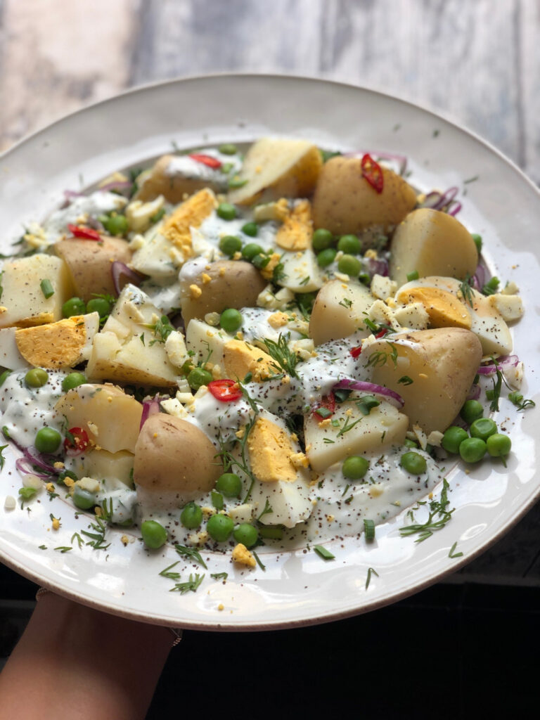 Salata de cartofi cu oua