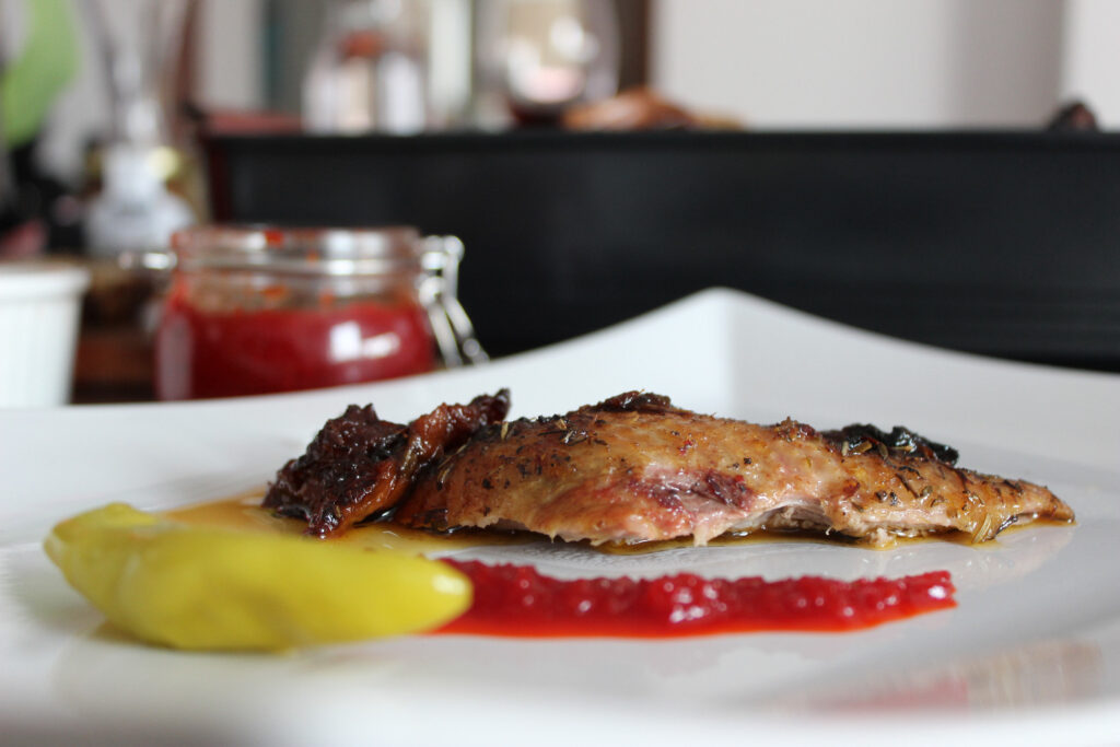 Rata la cuptor cu portocala si miere