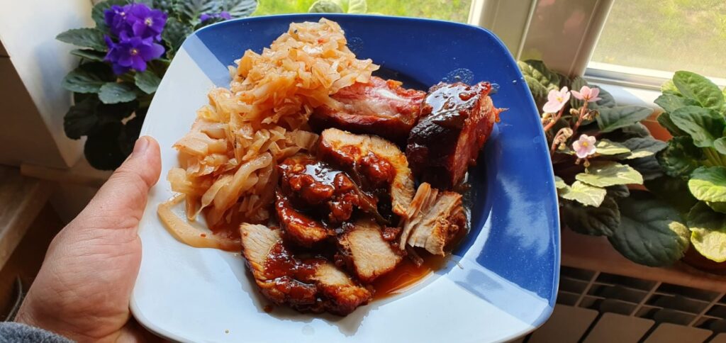 Coaste cu sos la cuptor