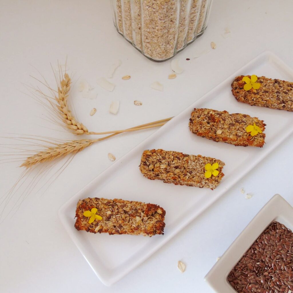 Batoane cu fulgi de ovaz și semințe