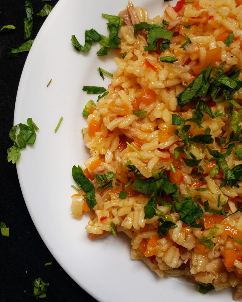 Orez cu pui si legume