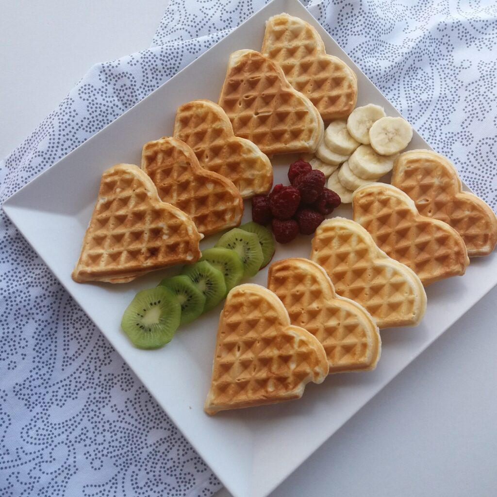 Vafe pufoase cu iaurt