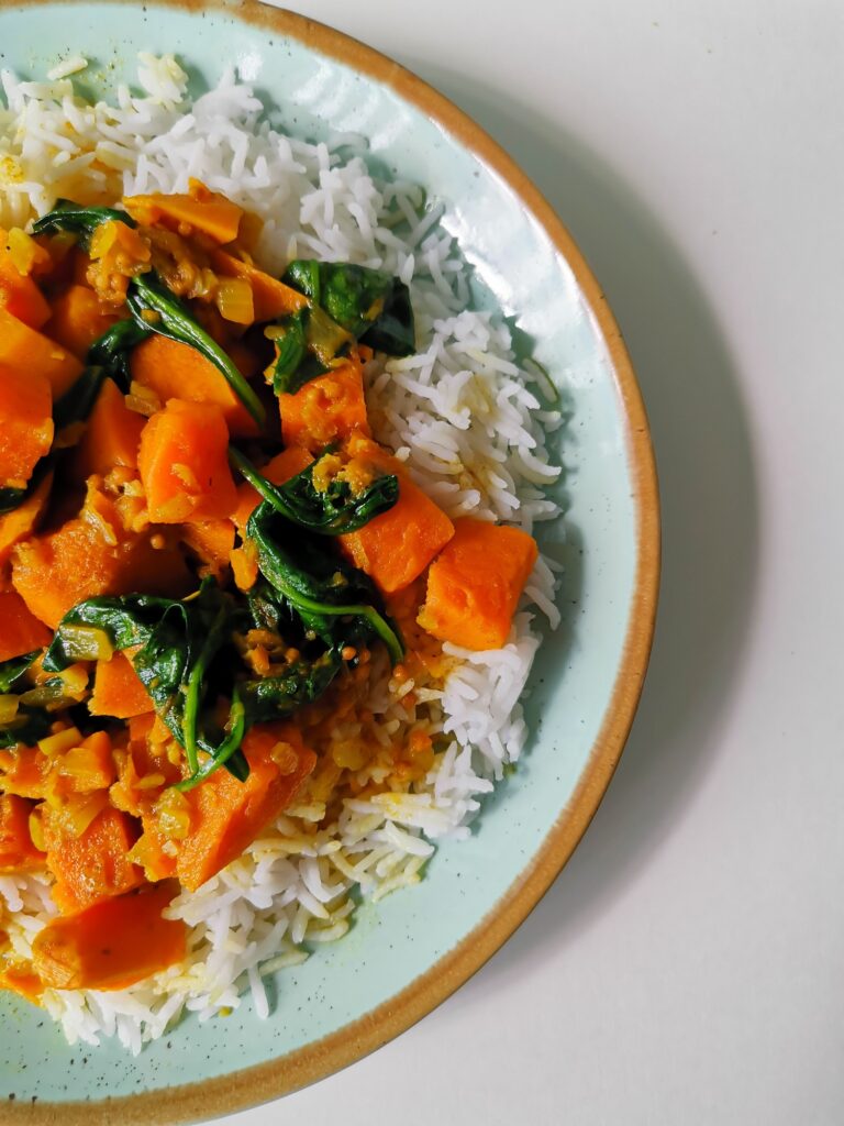 Sweet Potato & Spinach Curry