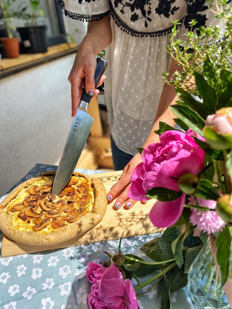 Galette cu brânză Ricotta și ciuperci