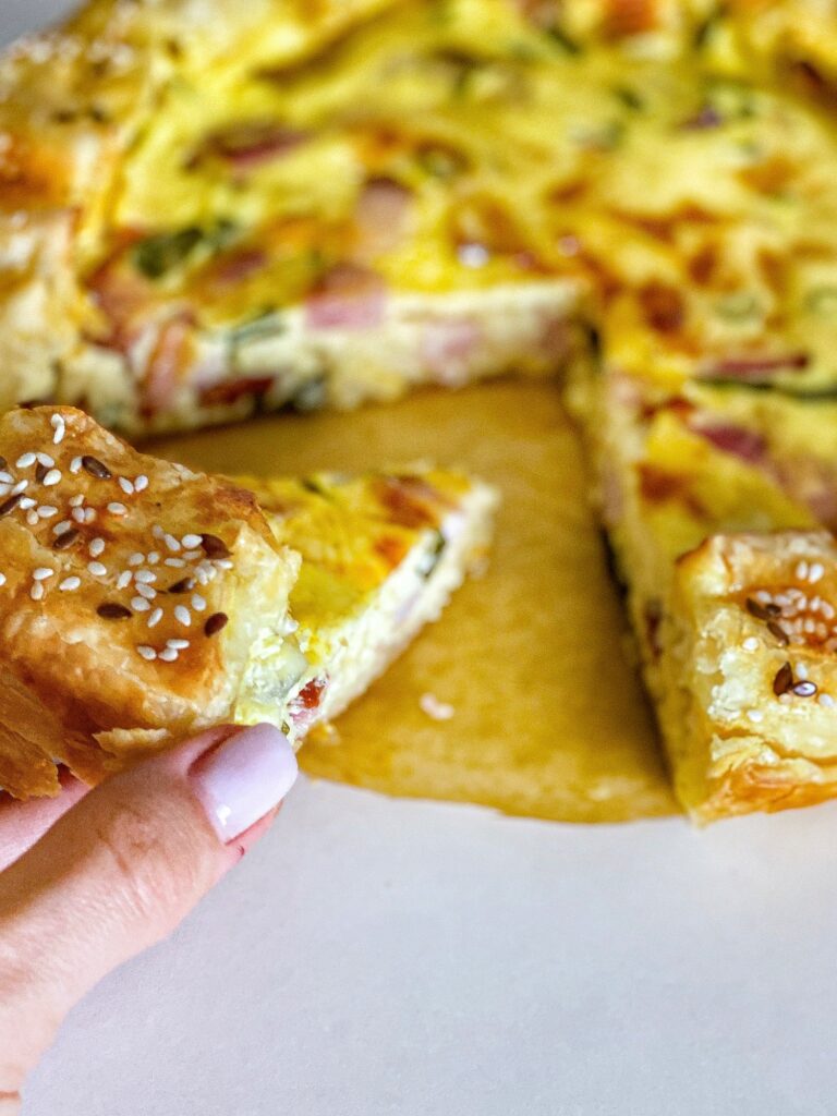 Tarta rapida cu bacon