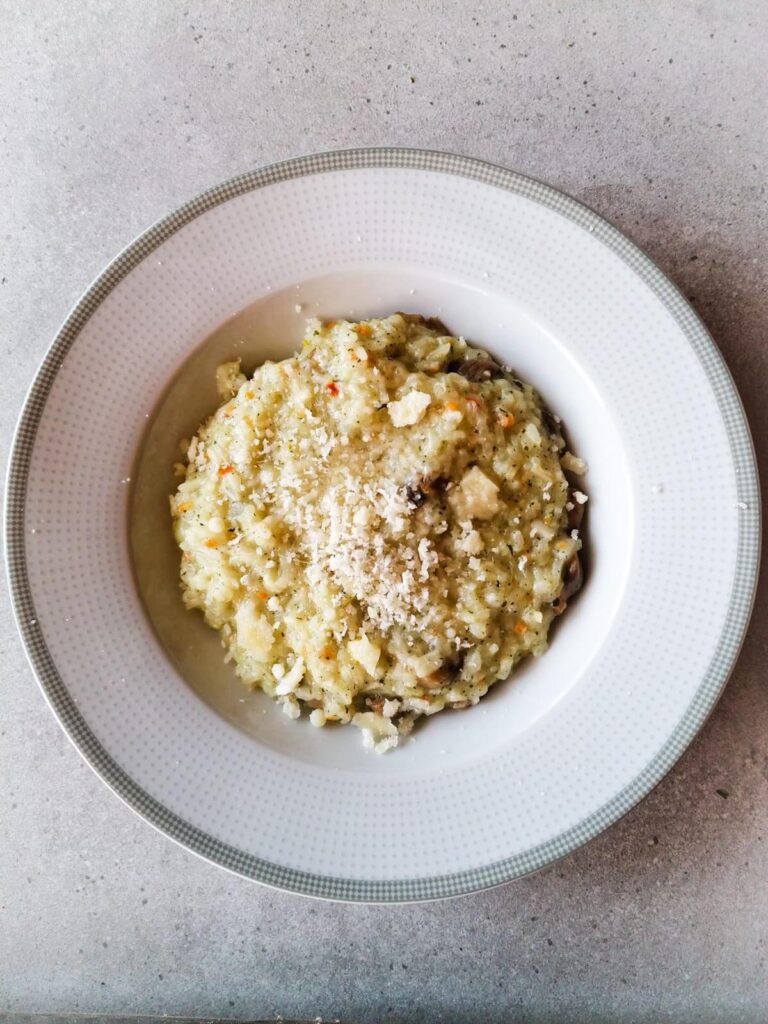 Risotto cu ciuperci si parmezan